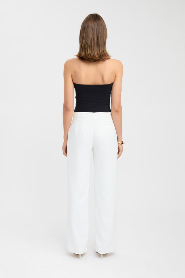 back Nolan Top Kookai Fitted Thick strap Square womens-singlets 