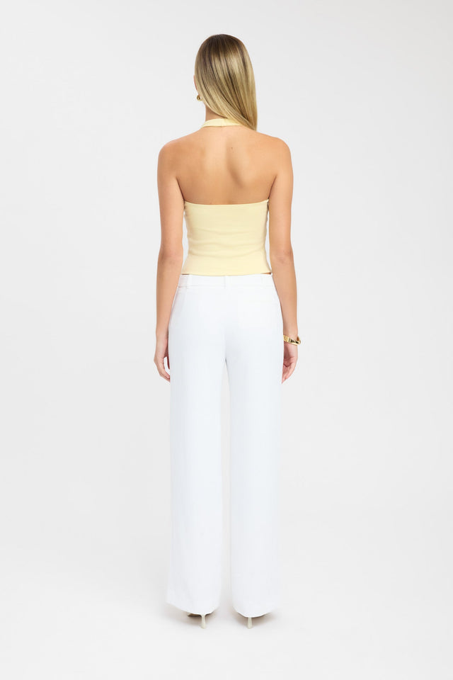 back Nolan Top Kookai Fitted Thick strap Square womens-singlets 
