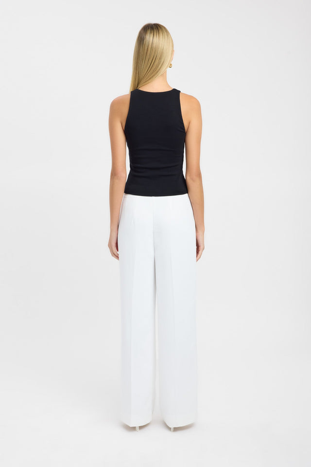 back Lewis Tank Kookai Fitted Scoopneck Sleeveless Womens-Blouse 