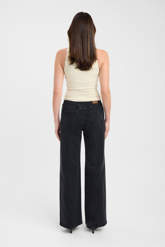 back Nadia Top Kookai Fitted Asymmetry Sleeveless Womens-Blouse 