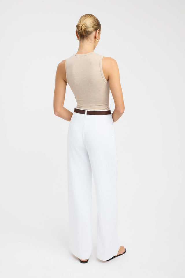 back Soho Tank Kookai Fitted V-neck Sleeveless Womens-Blouse 