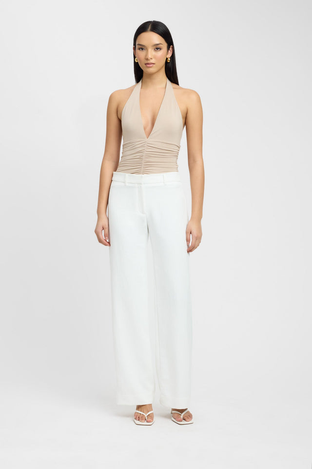 product Brooklyn Top Kookai Fitted Squareneck Sleeveless Womens-Blouse 