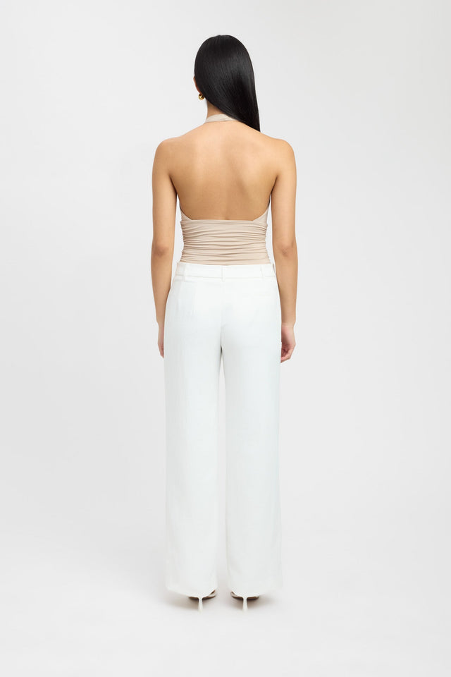 front Brooklyn Top Kookai Fitted Squareneck Sleeveless Womens-Blouse 