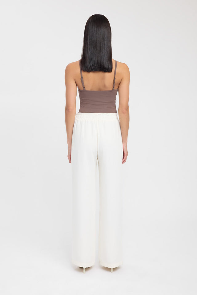 back Maddy Bead Top Kookai Fitted V-neck Sleeveless Womens-Blouse 