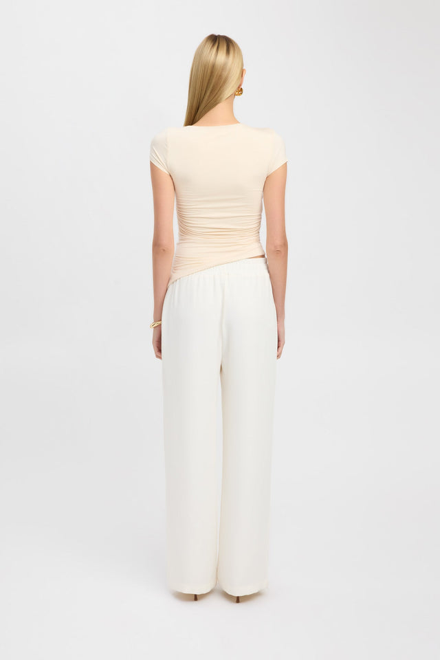 back Alannah Tee Kookai Oversized Boatneck Short sleeves Womens-Blouse 