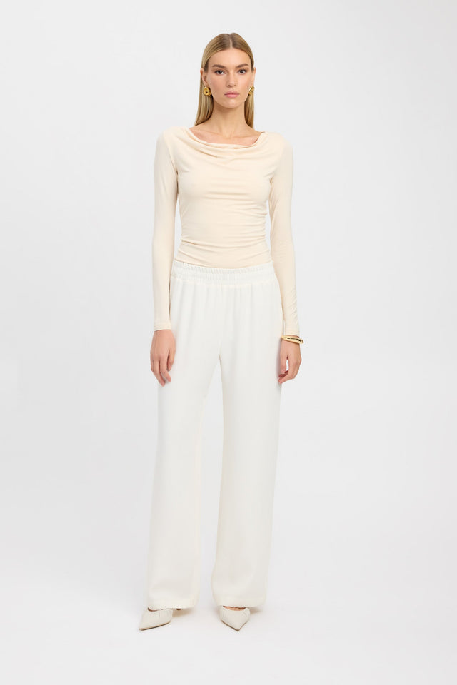 product Robbie Top Kookai Fitted Cowlneck Long sleeve Womens-Blouse 