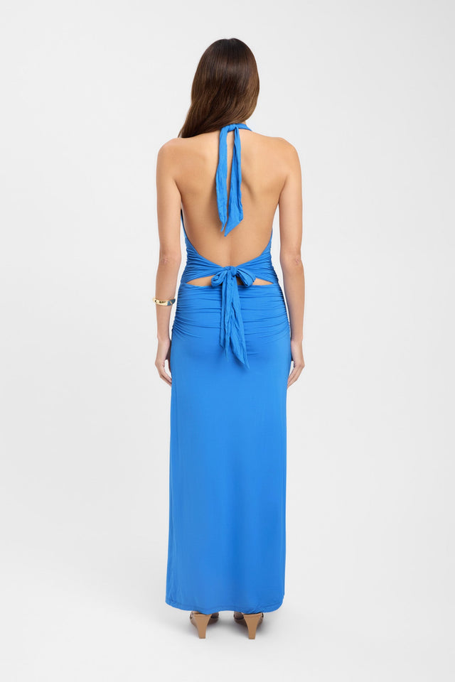 back Leni Maxi Dress Kookai Bodycon Maxi Fitted Plungeneck black womens-dresses 