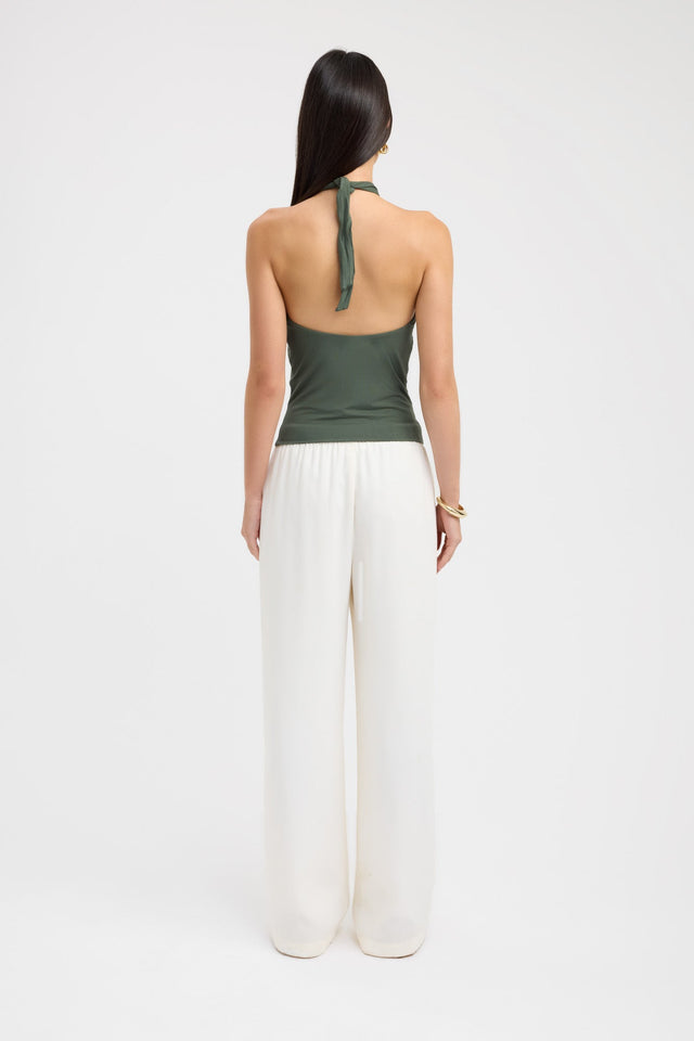 back Havana Top Kookai Fitted Sleeveless Womens-Blouse 