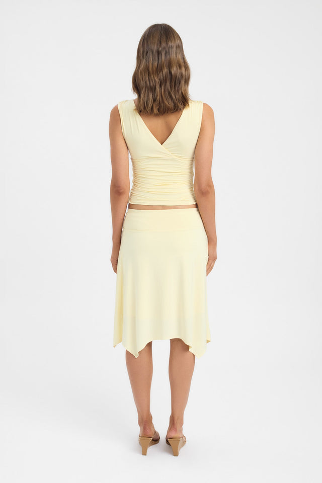 back Solis Top Kookai Fitted Straight Sleeveless Womens-Blouse 
