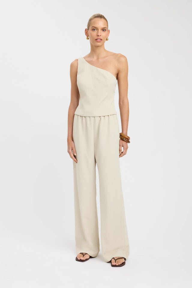 side Opal Wide Leg Pant Kookai Wide-leg Mid-rise peach womens-regular-pants 