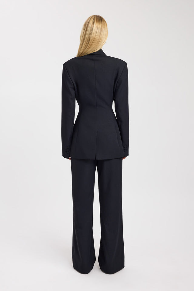 back Ariel Contour Blazer Kookai Long sleeve Blazer Full length womens-coats-and-jackets 