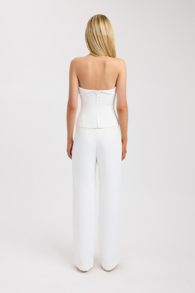 back Oyster Fold Top Kookai Relaxed Sleeveless Womens-Blouse 