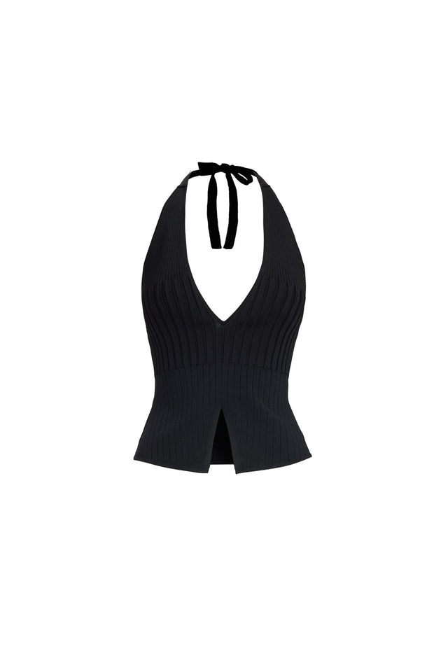 product Serah Vee Top Kookai Fitted Plungeneck Sleeveless Womens-Blouse 