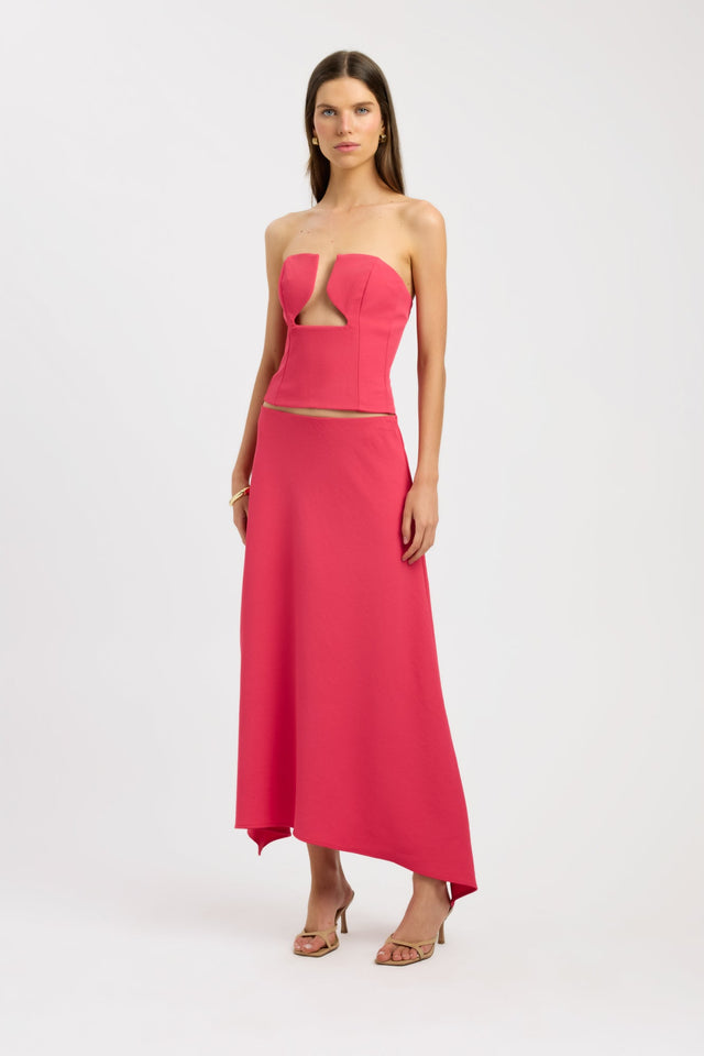 side Ariel Maxi Skirt Kookai Asymmetry Maxi womens-skirts 