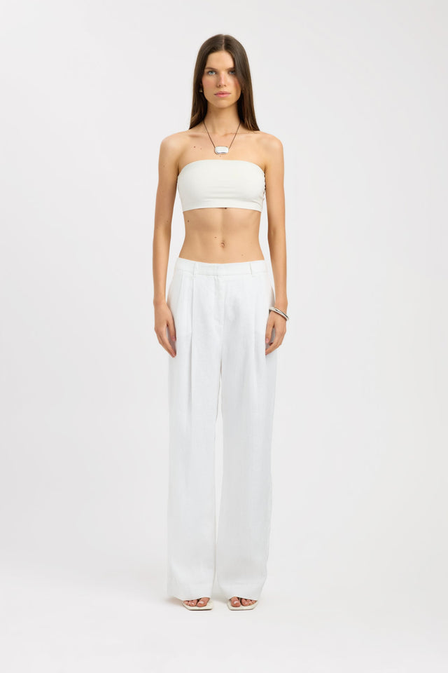 side Palm Pleated Pant Kookai Wide-leg High-rise womens-regular-pants 