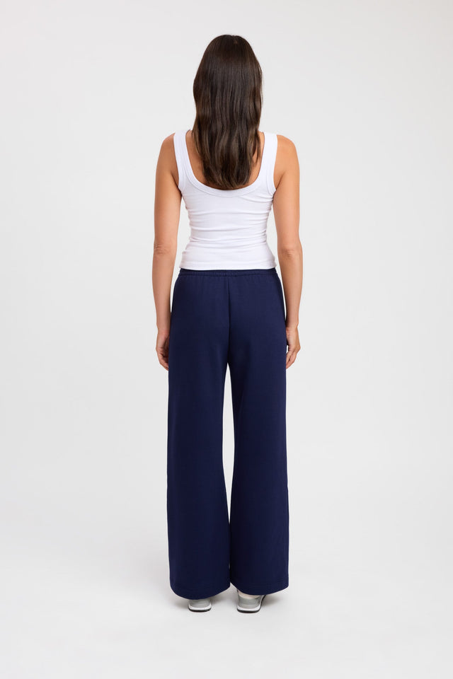 front Tate Wide Leg Track Pant Kookai Wide-leg High-rise white womens-regular-pants 