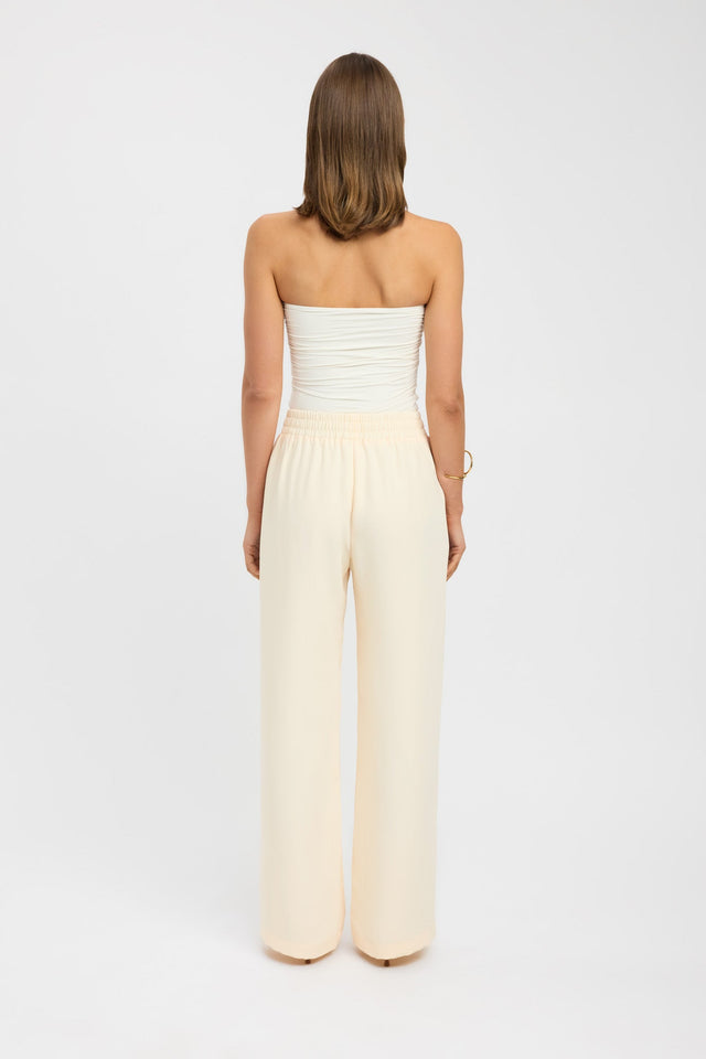 back Maria Wide Leg Pant Kookai Wide-leg High-rise white womens-regular-pants 