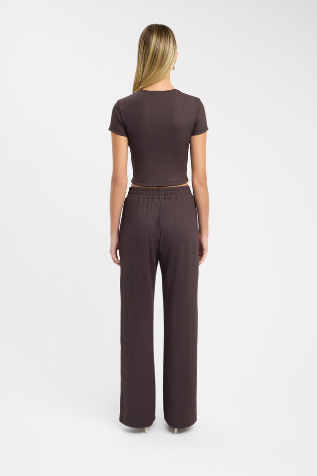 product Valley Tee Kookai Fitted Roundneck Short sleeves Womens-Blouse 
