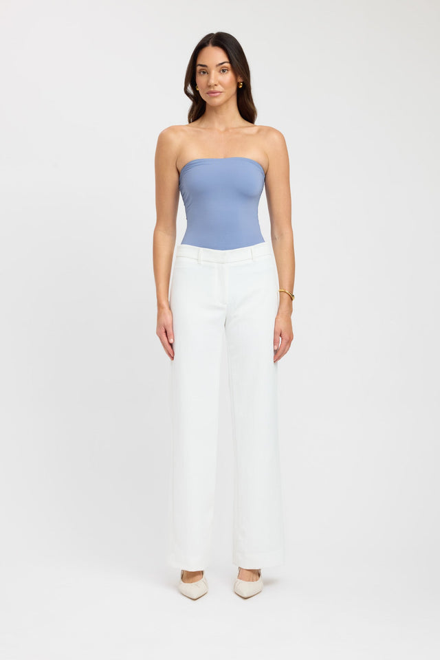 side Vita Strapless Top Kookai Fitted Straight Sleeveless Womens-Blouse 