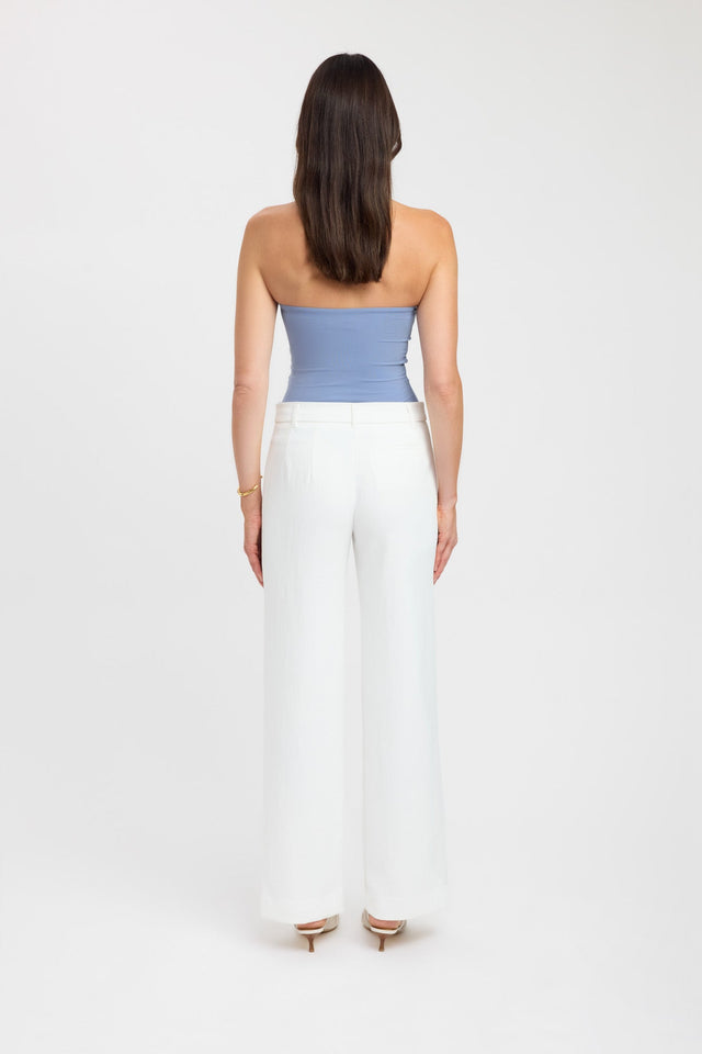 back Vita Strapless Top Kookai Fitted Straight Sleeveless Womens-Blouse 