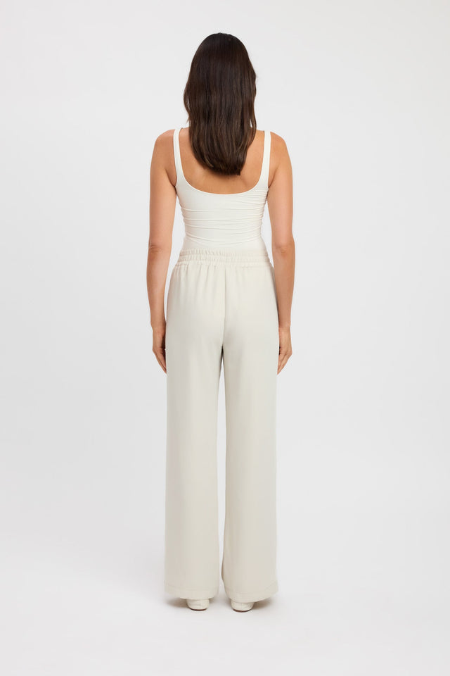front Maria Wide Leg Pant Kookai Wide-leg High-rise grey womens-regular-pants 