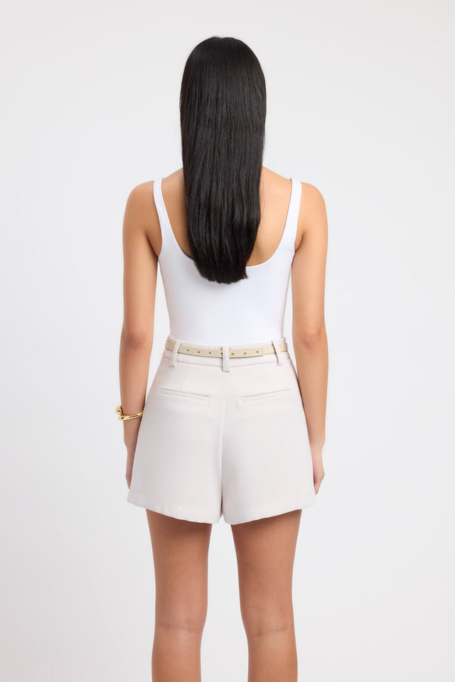 front Venice Tank Kookai Fitted Highneck Sleeveless Womens-Blouse 