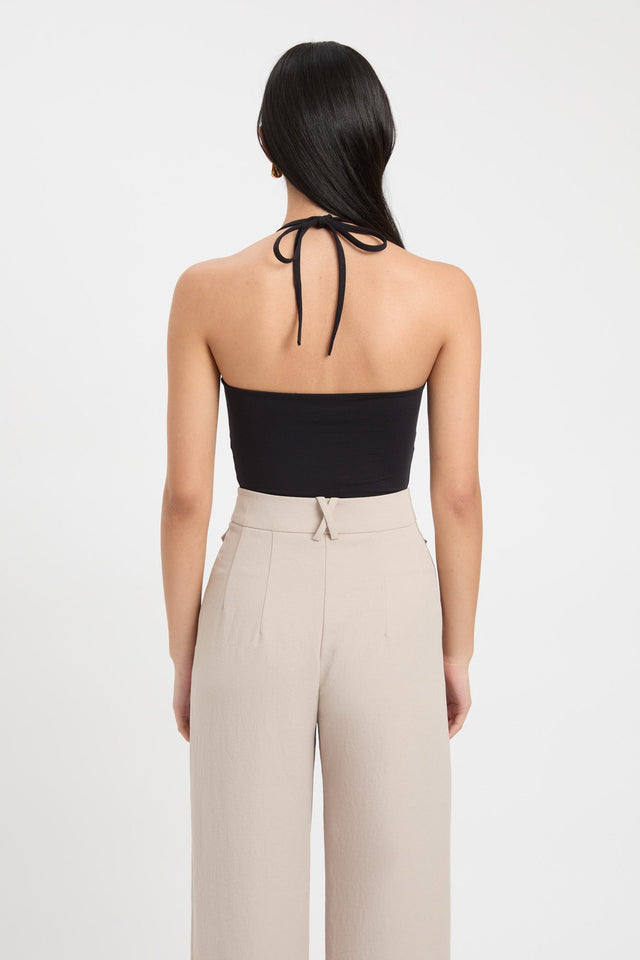 front Miller Tank Kookai Fitted Squareneck Sleeveless Womens-Blouse 