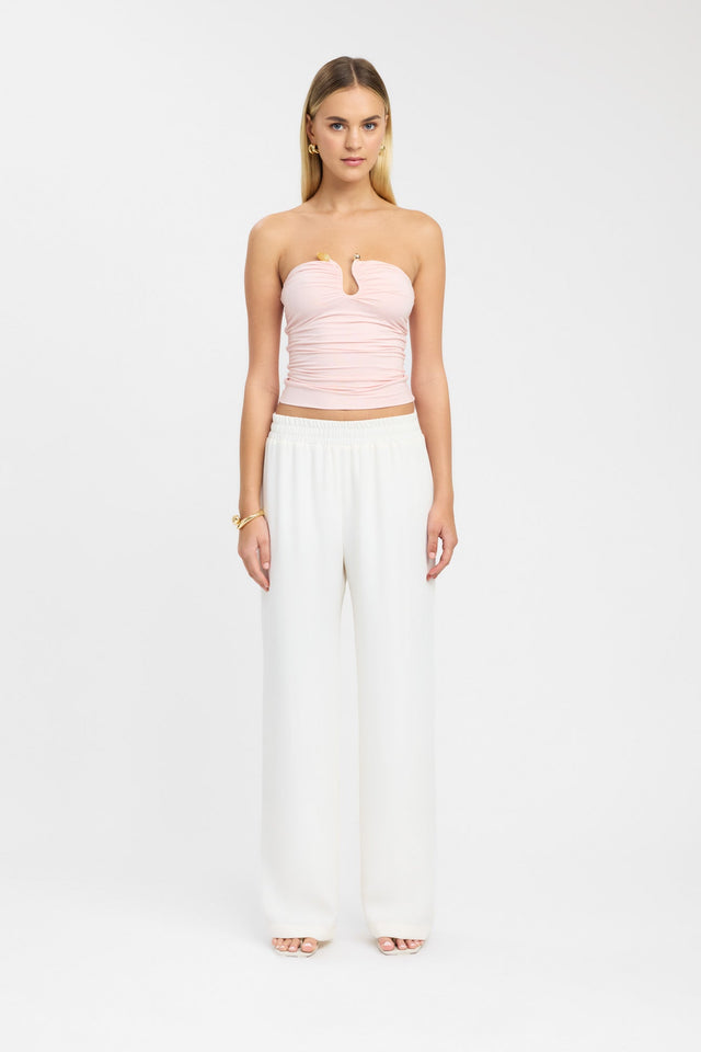 product Tayla Trim Top Kookai Fitted Sweetheart Sleeveless Womens-Blouse 