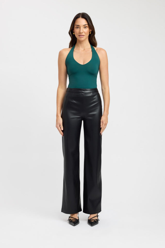 side Stella Tank Kookai Fitted Scoopneck Sleeveless Womens-Blouse 