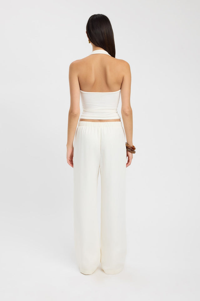 back Casper Tank Kookai Fitted Scoopneck Sleeveless Womens-Blouse 