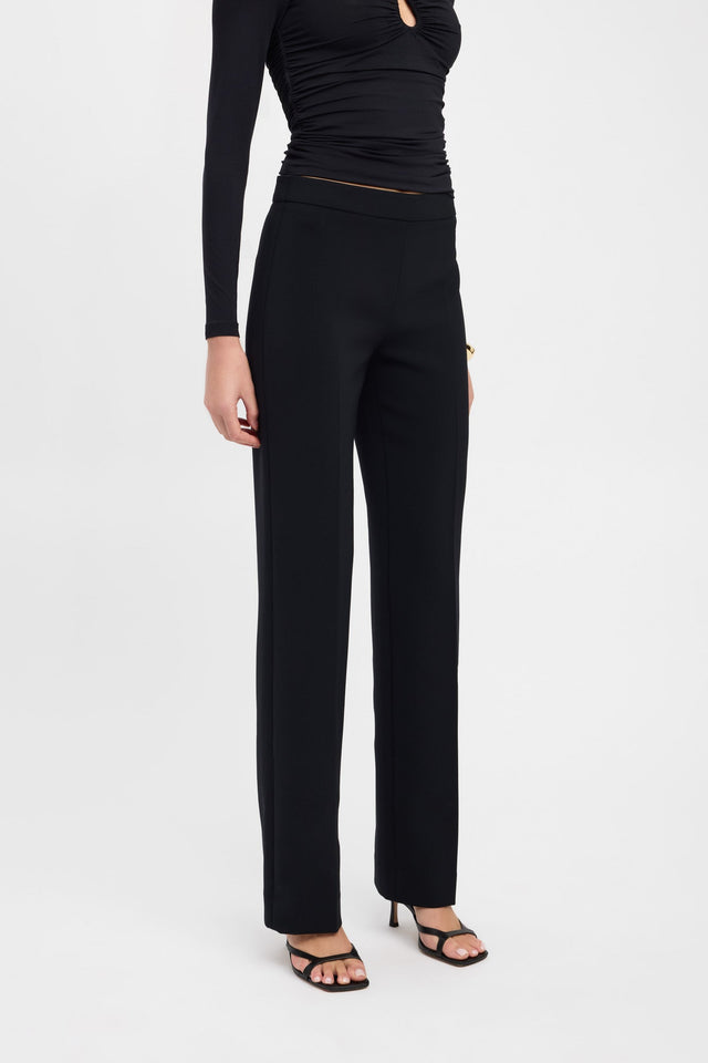 back Alto Slim Pant Kookai Regular High-rise brown womens-regular-pants 