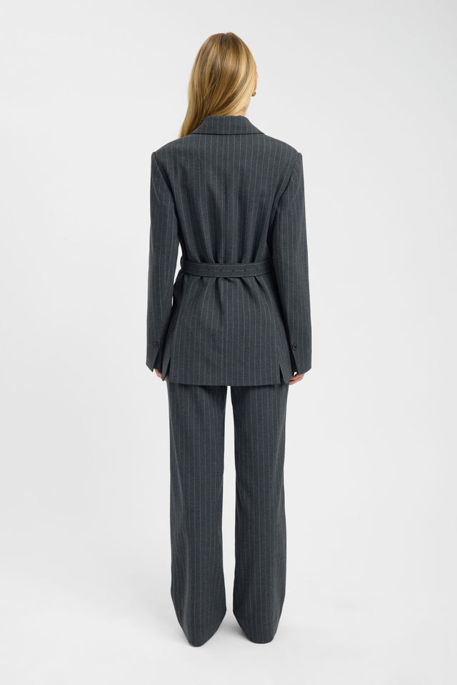 back Bergen Square Blazer Kookai Long sleeve Blazer Full length womens-coats-and-jackets 