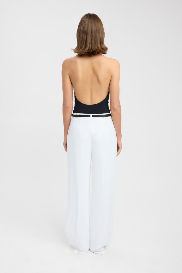 back Bianca Bodysuit Kookai Fitted Plungeneck Sleeveless Womens-Blouse 