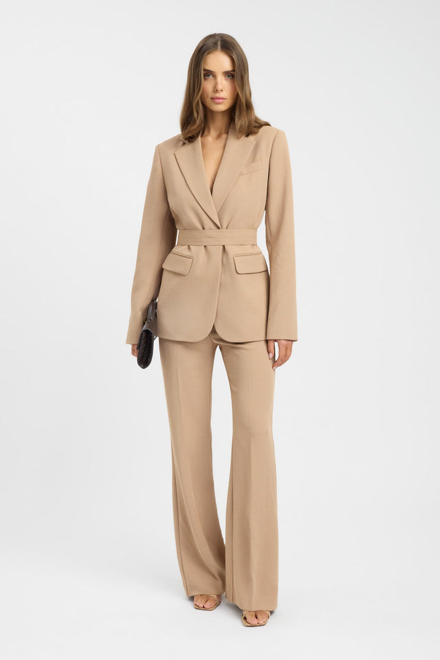 side Ariel Button Blazer Kookai Long sleeve Blazer Full length womens-coats-and-jackets 