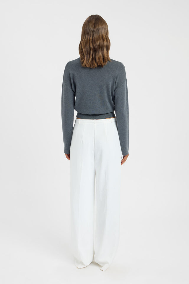 Amsterdam Turtle Neck Top Kookai High neck Relaxed womens-jumpers 