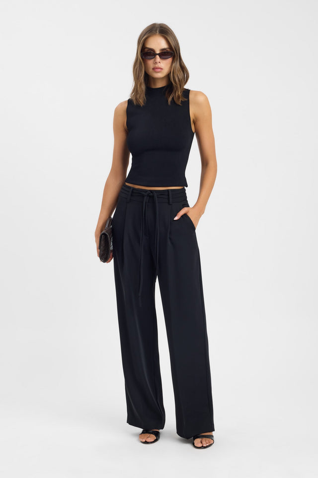 front Maria Waistband Pant Kookai Wide-leg High-rise womens-regular-pants 