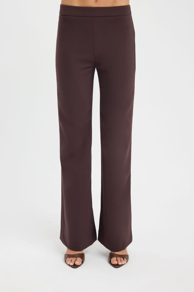 side Alto Long Flare Pants Kookai Regular High-rise womens-regular-pants 