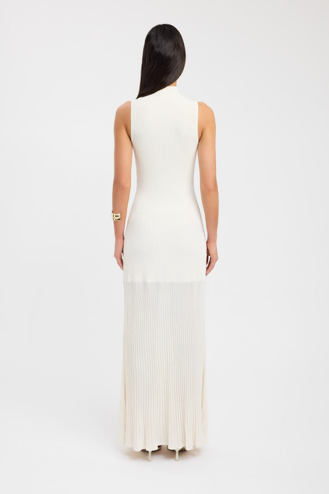 back Manhattan Maxi Dress Kookai Bodycon Maxi Fitted Highneck womens-dresses 